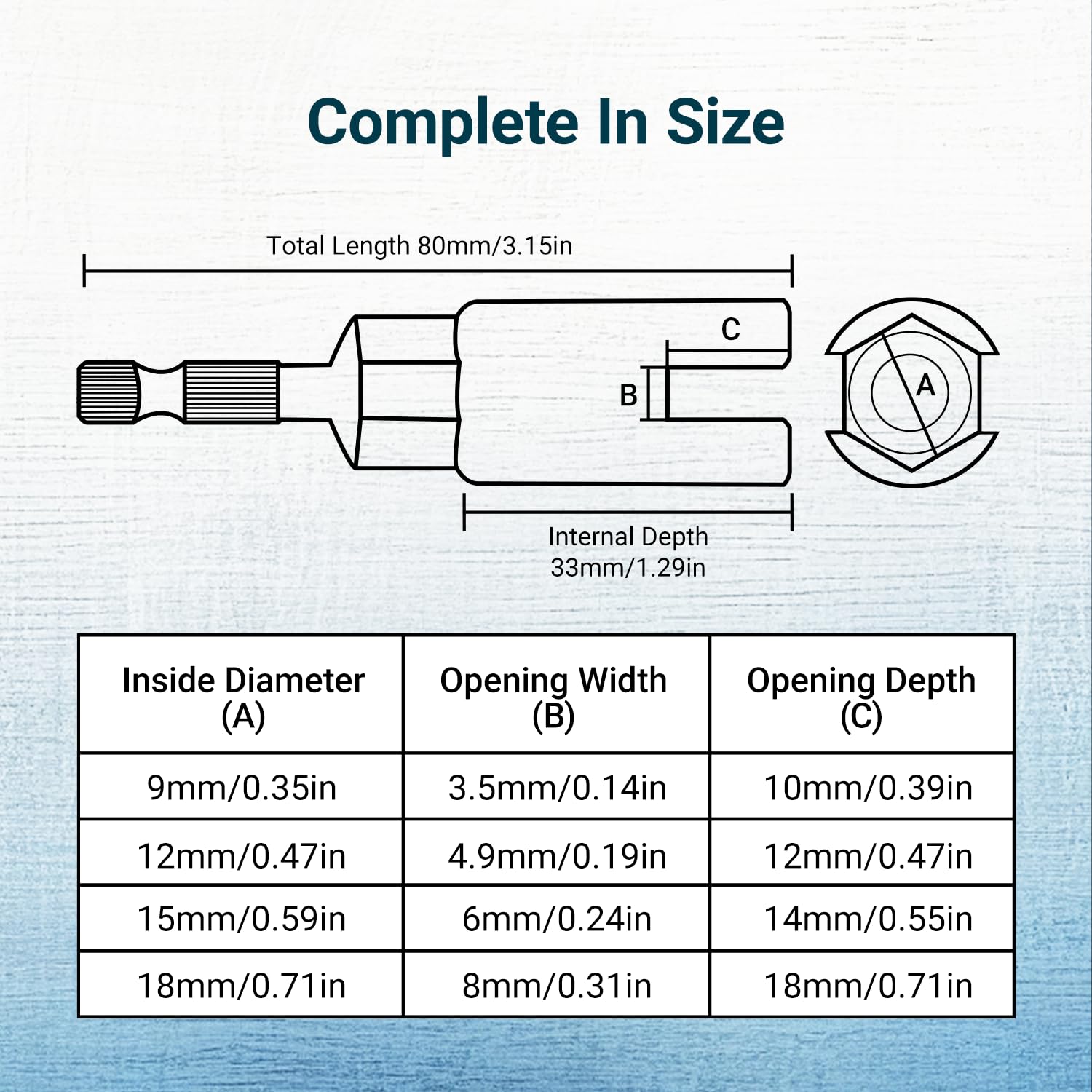 RDTRDT Wing Nut Driver 12mm ready for robust fastening in metalwork tasks