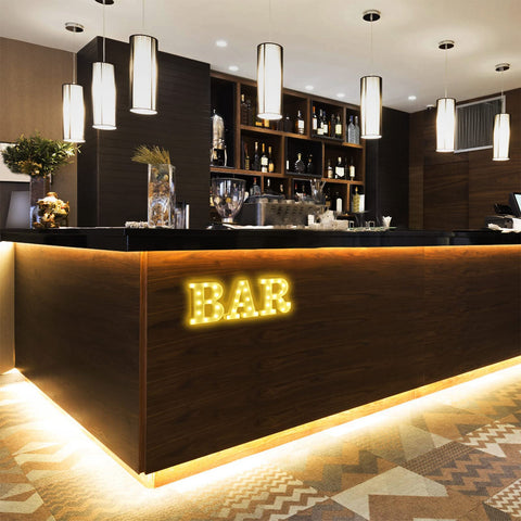 Rdutuok LED letters suitable for cafes and home bars