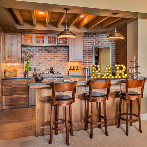 Rdutuok LED bar letters table-stand option for easy setup