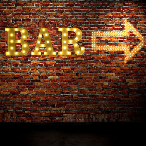 Rdutuok LED bar letters wall-mount display for versatile decor