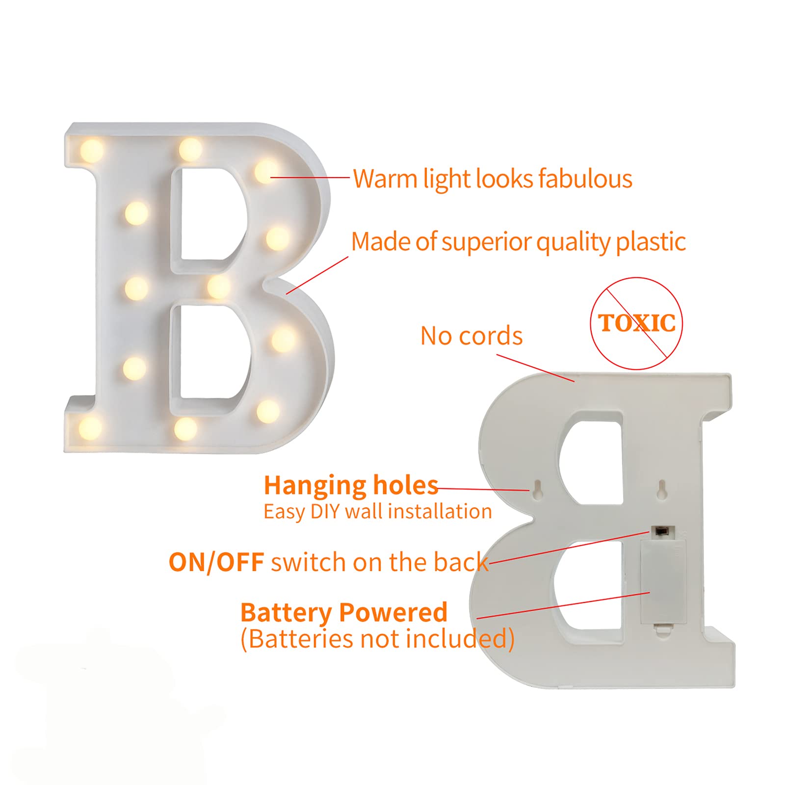 Rdutuok marquee letters offer portable decor you can reuse