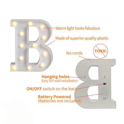 Rdutuok marquee letters offer portable decor you can reuse