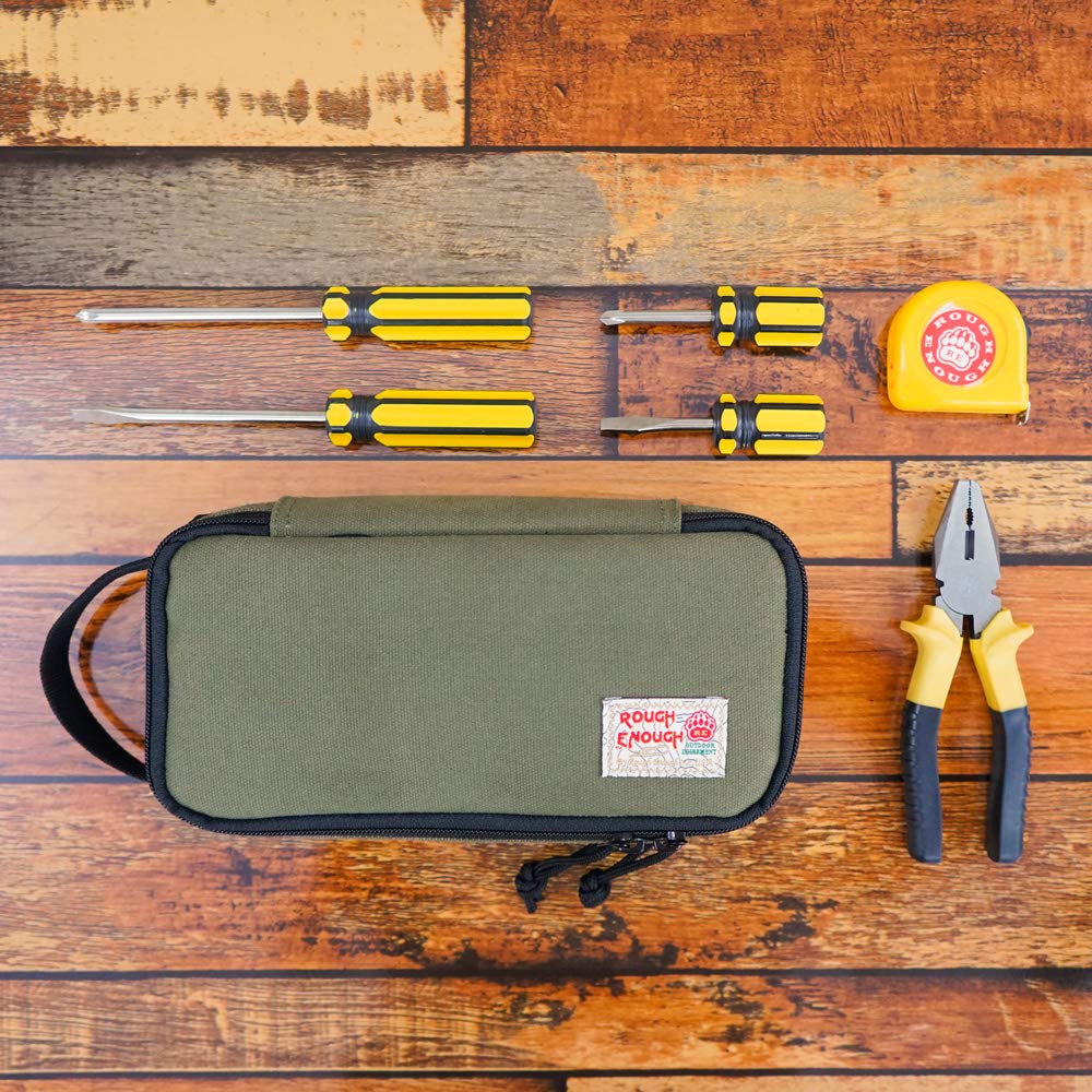 RE ROUGH ENOUGH sturdy carry handle for comfortable portability.