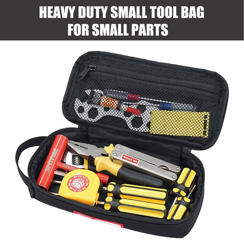 RE ROUGH ENOUGH pouch features rugged Cordura fabric for durable, long-lasting use.