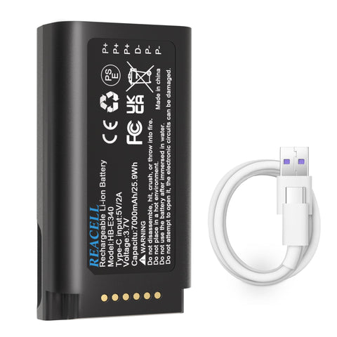 REACELL E340 battery for Eufy doorbell with extended runtime