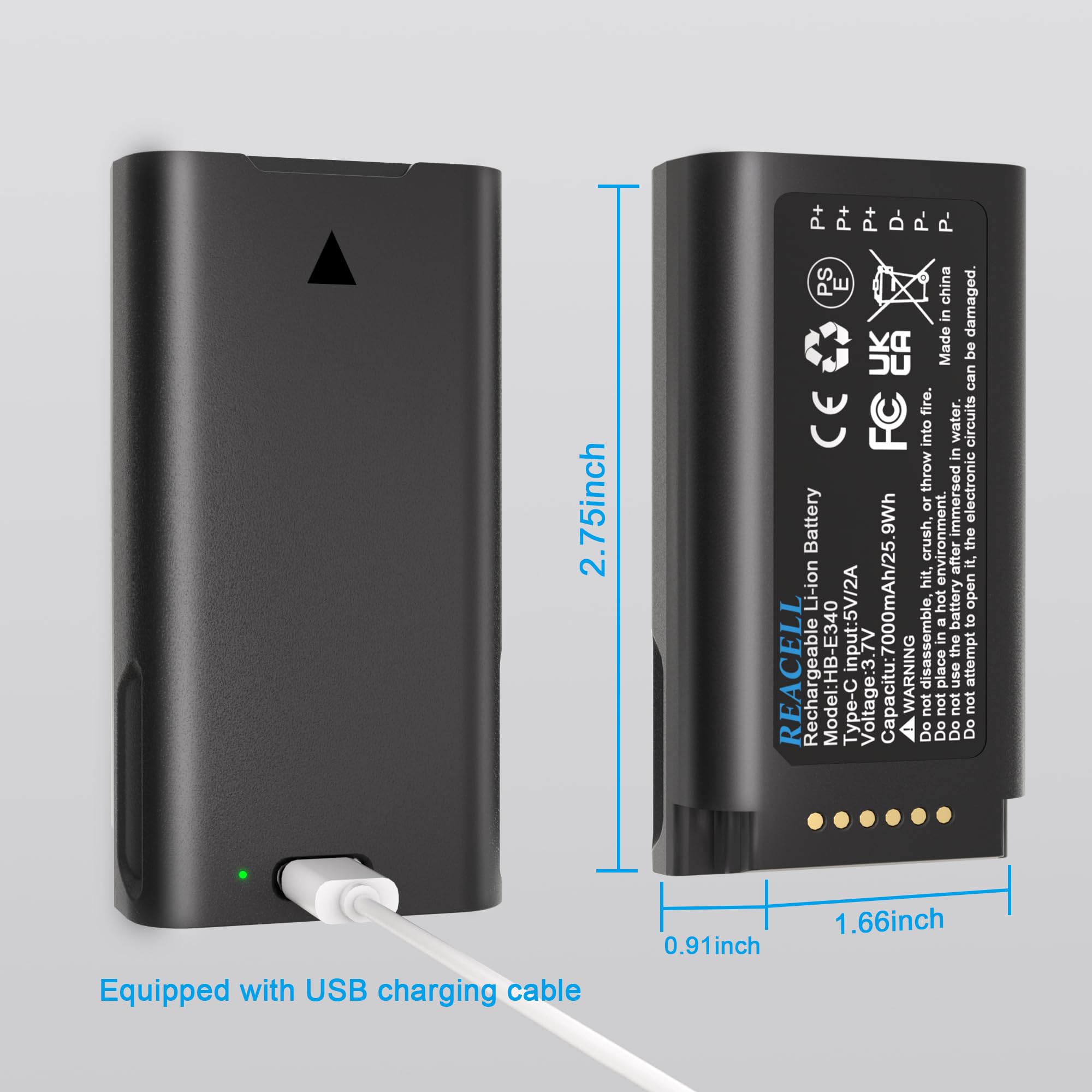 Easy installation with compatible fit for REACELL E340 battery