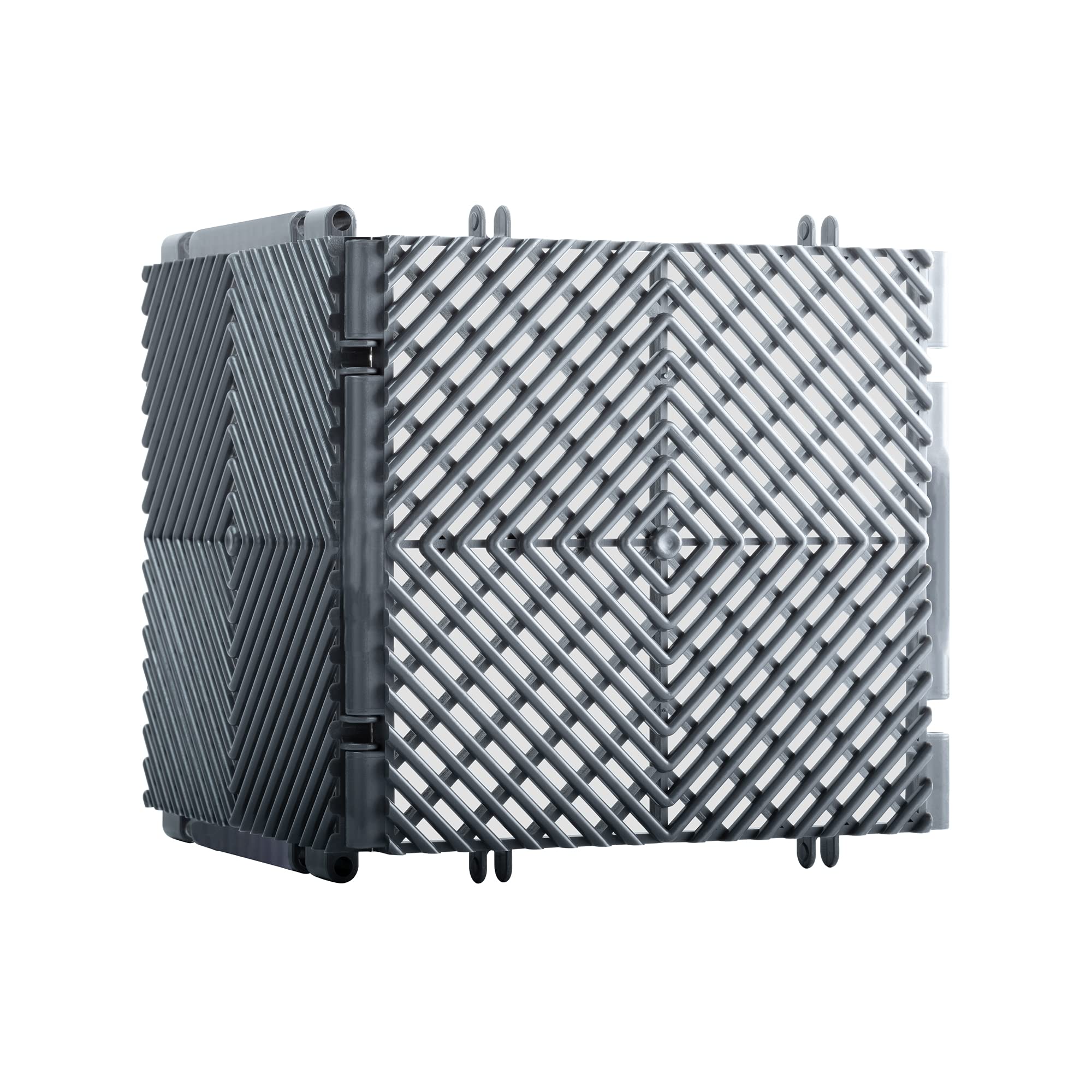 Ready Covers EZ Connect Tiles measure 7.5 by 7.5 inches for flexible layouts.