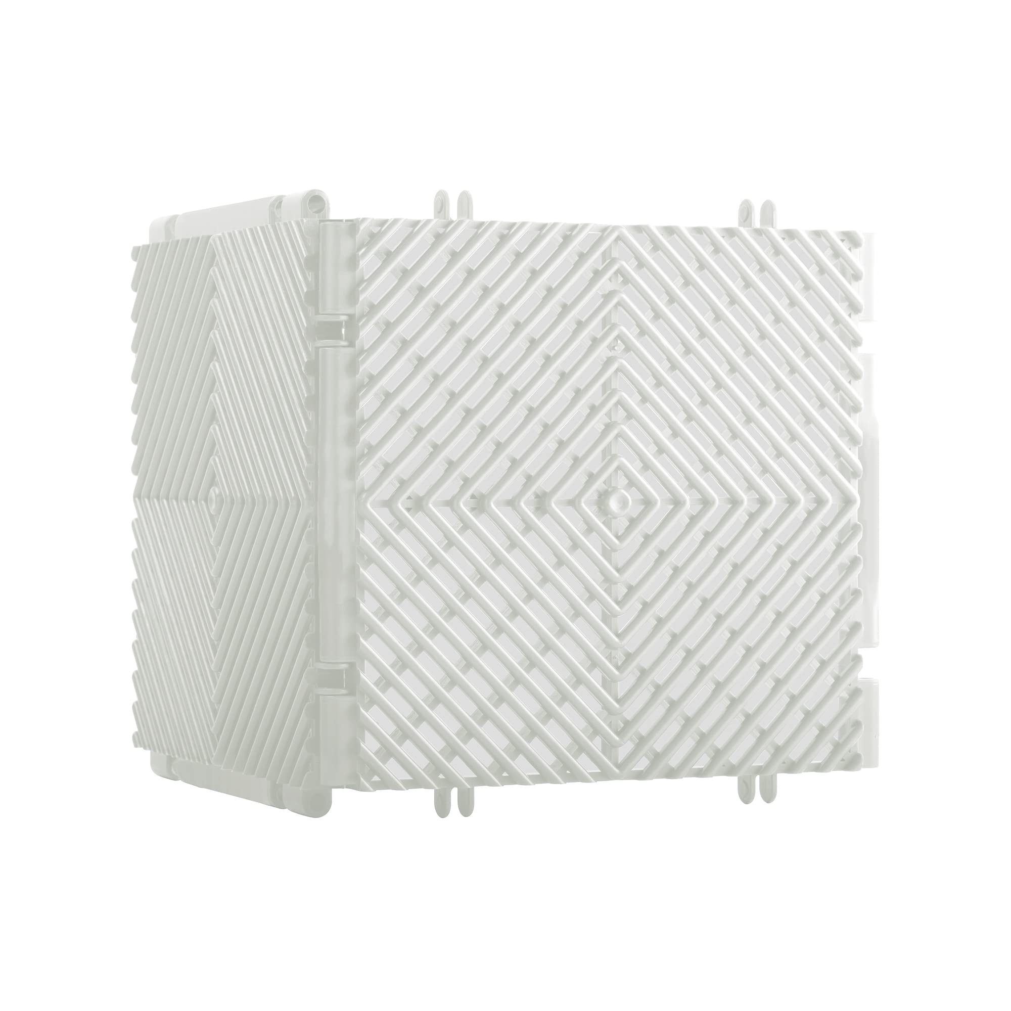 Vented design lets heat pass while remaining cool to touch on Ready Covers tiles