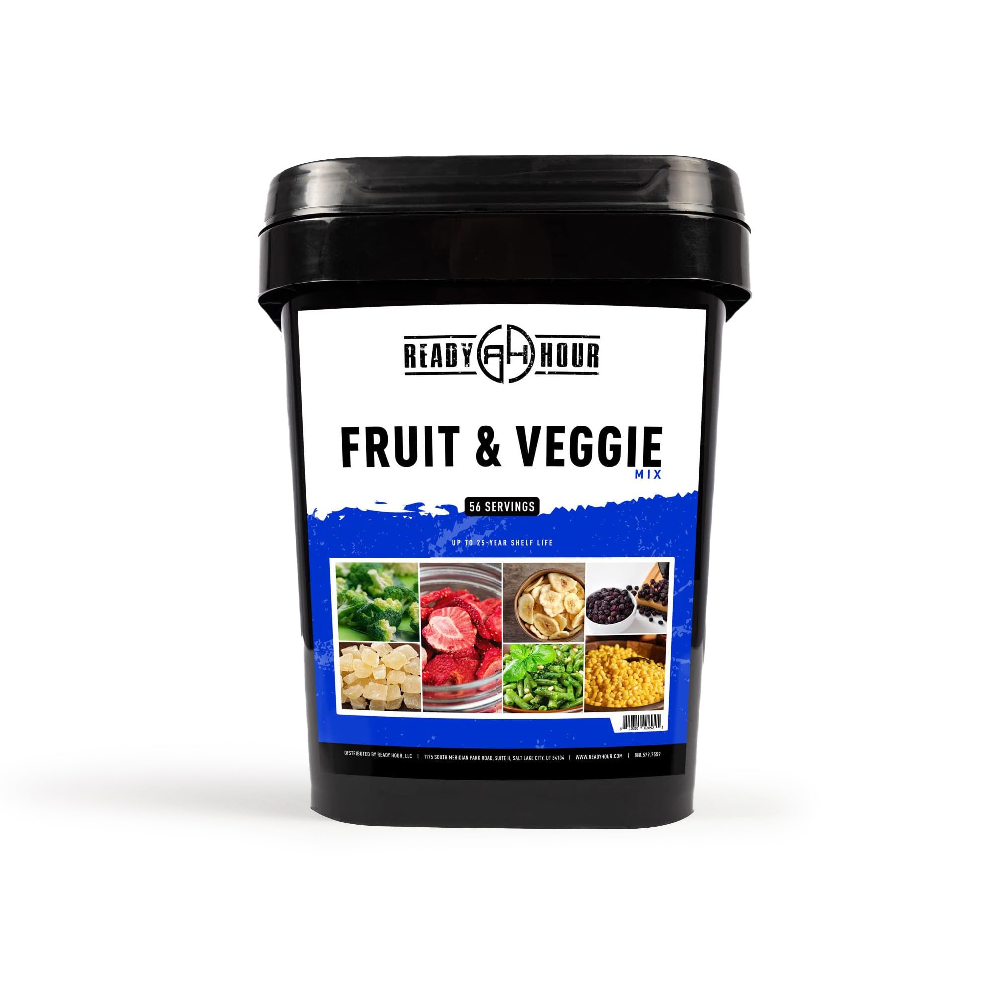 Ready Hour fruit and veggie mix bag sealed for easy long-term storage.