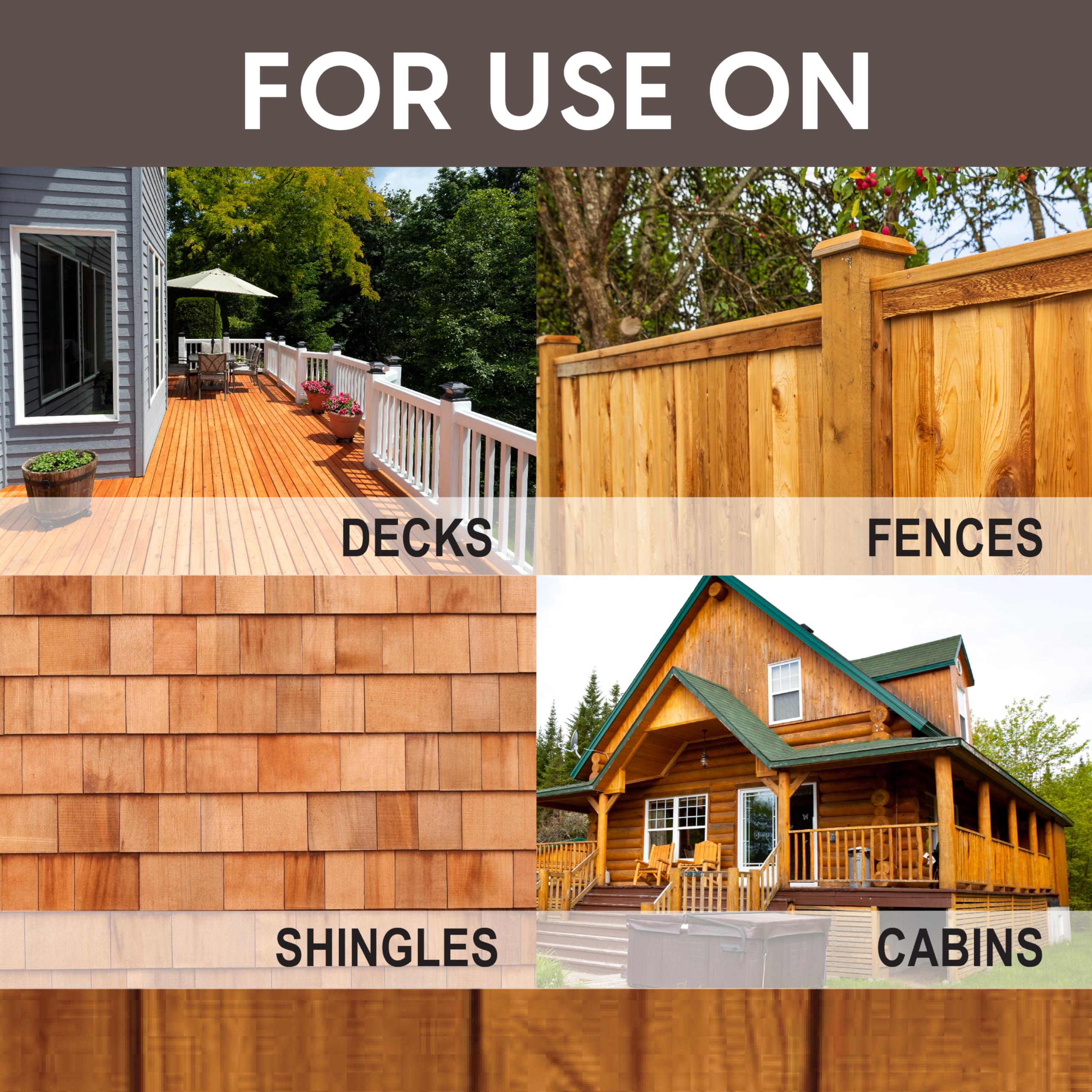 Brush application of Ready Seal 105 Natural Light Oak for smooth finish