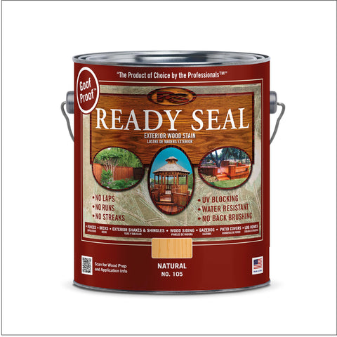 Ready Seal 105 Natural Light Oak can enhances natural wood color