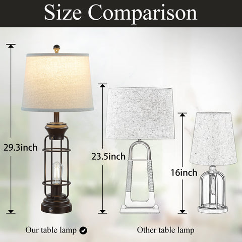 Reaketon included LED bulbs deliver flicker-free, energy-efficient illumination.