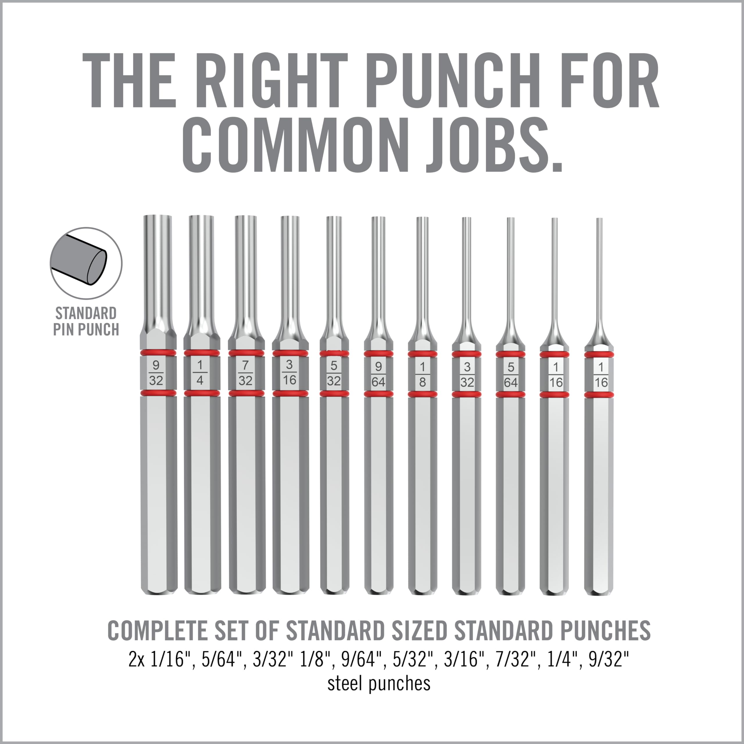 Real Avid Accu-Punch hex-shaped punches ensure secure tapping and reduced slips.