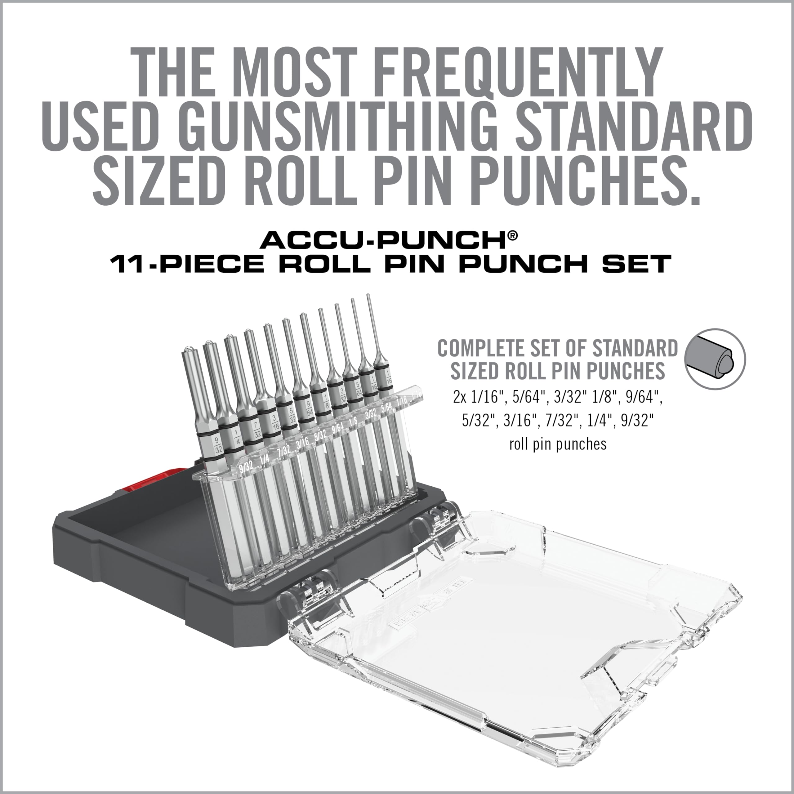 Real Avid Accu-Punch precision hex punches for better control when tapping tiny pins.