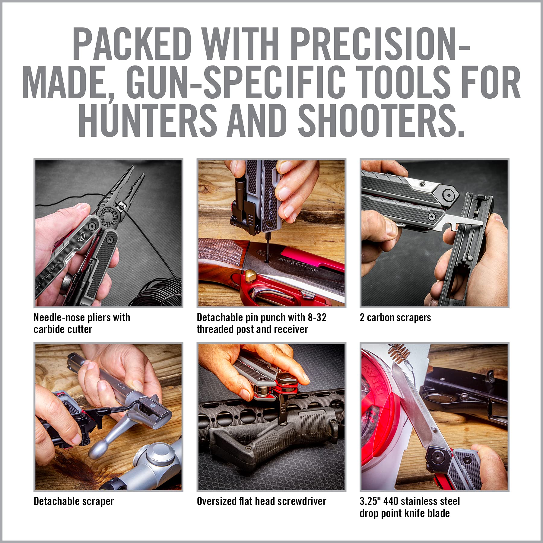 Real Avid Gun Tool Max tap hammer for precise adjustments.