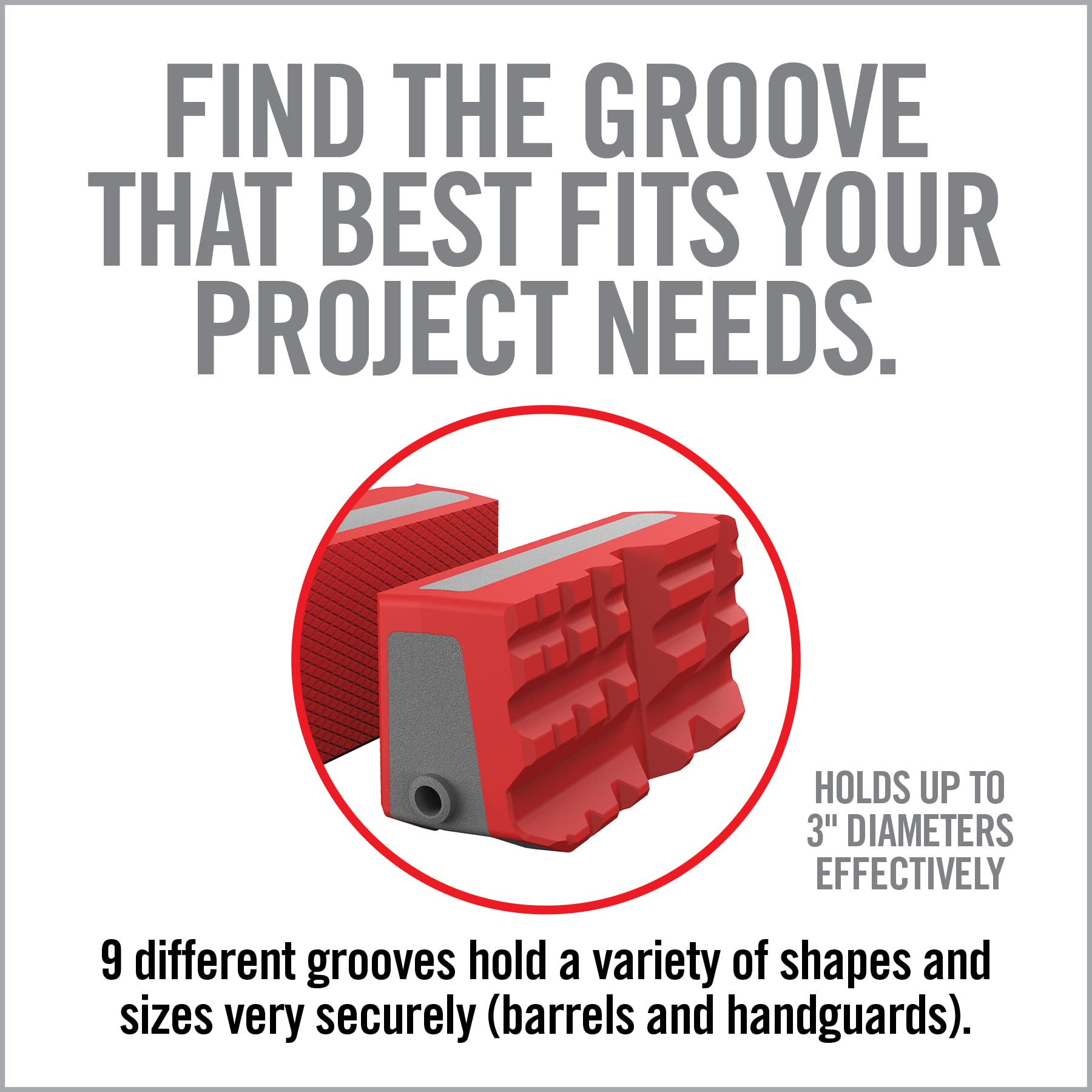 Real Avid Smart-Jaws non-marring design protects finishes during maintenance