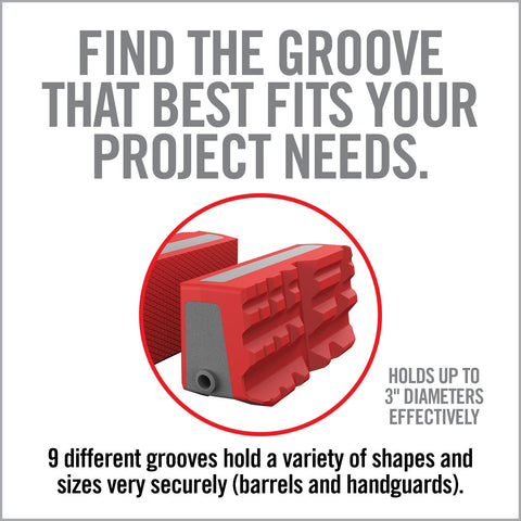 Real Avid Smart-Jaws non-marring design protects finishes during maintenance