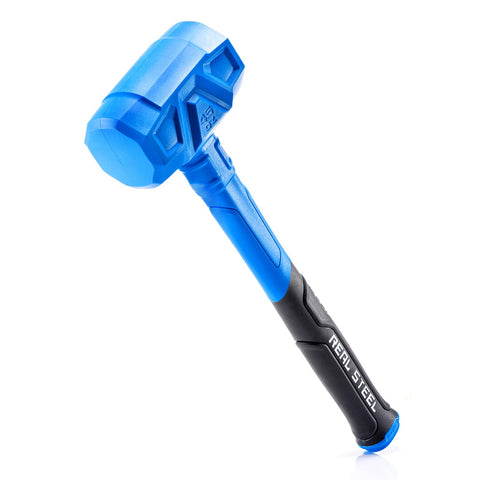 Real Steel Dead Blow Hammer 14.5-inch body delivers precise blows with reduced rebound