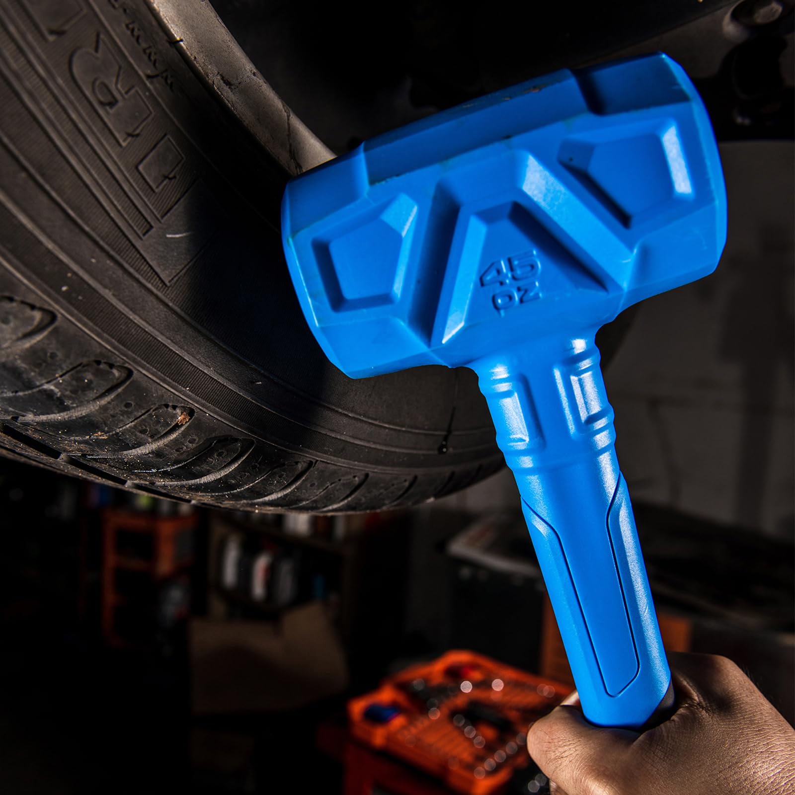 Real Steel Dead Blow Hammer suited for metalworking, upholstery, automotive, and furniture tasks.