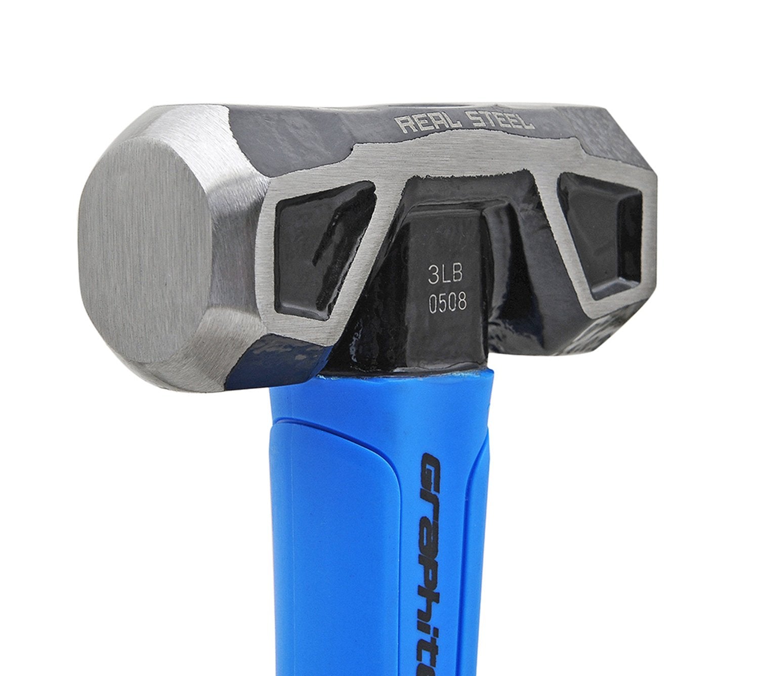 REAL STEEL Sledge Hammer graphite core construction boosts strength and balance.