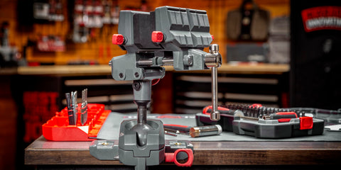 Real Avid Vise fast-adjust hand crank speeds setup and positioning.