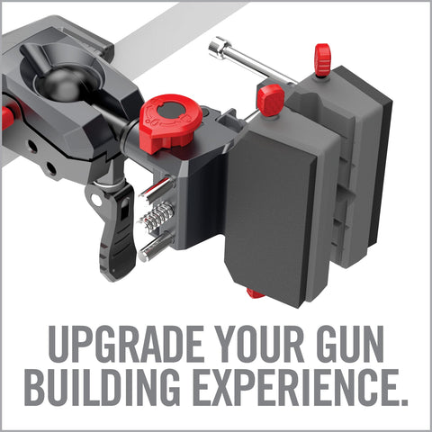 Real Avid Vise reversible jaw sleeves fitting varied firearms securely.