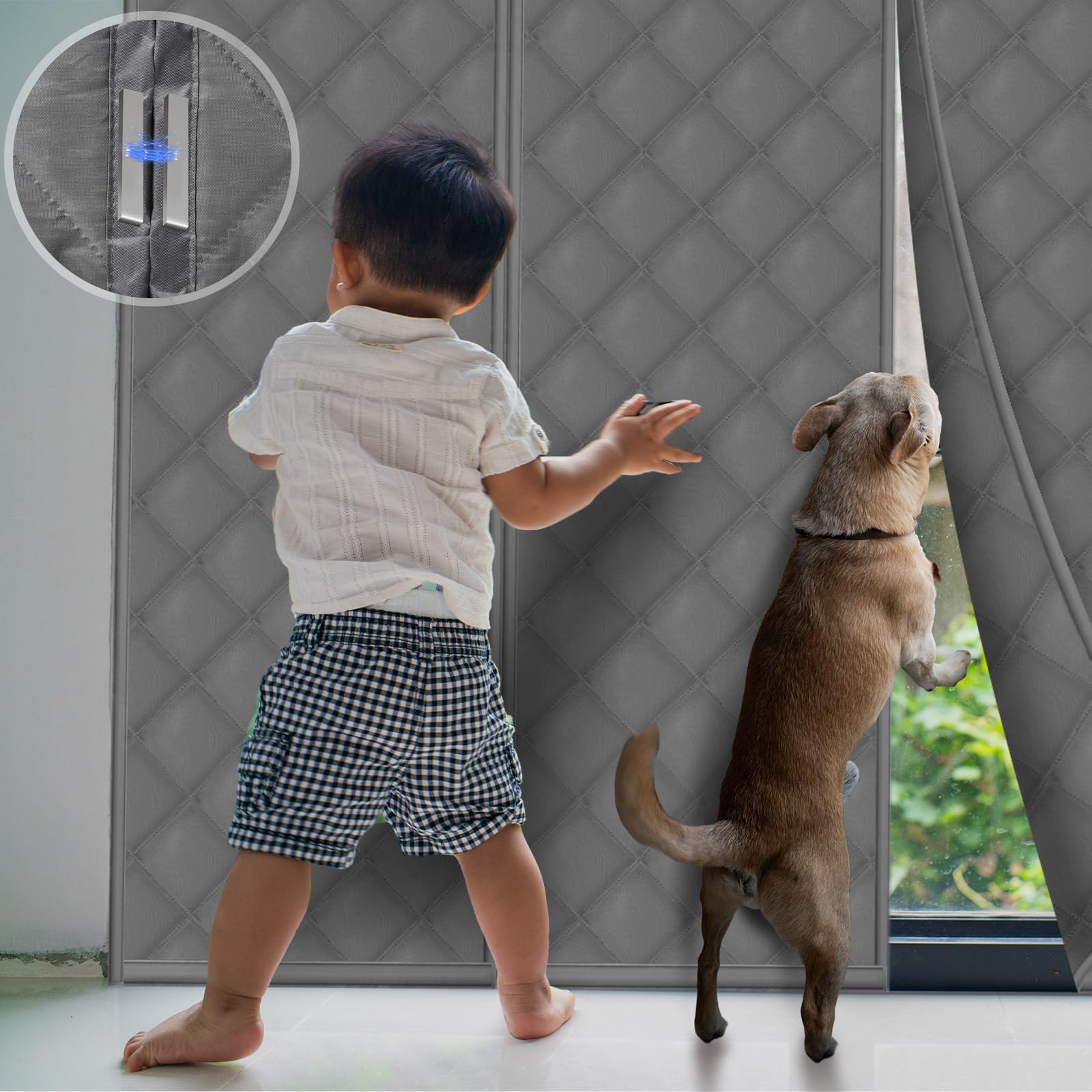 Reallnaive pet-friendly-use supports pets entering freely while maintaining seal.