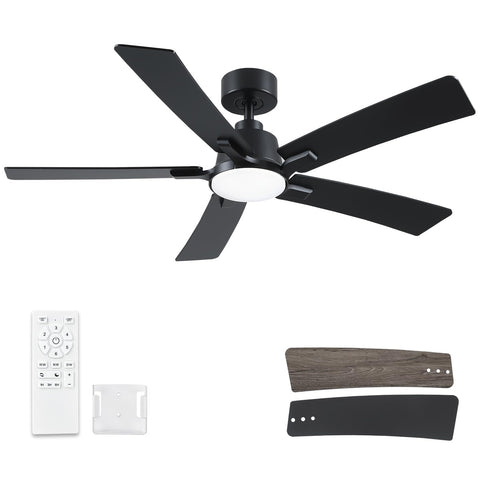 Realmate 52-inch ceiling fan with remote for convenient operation in a living room