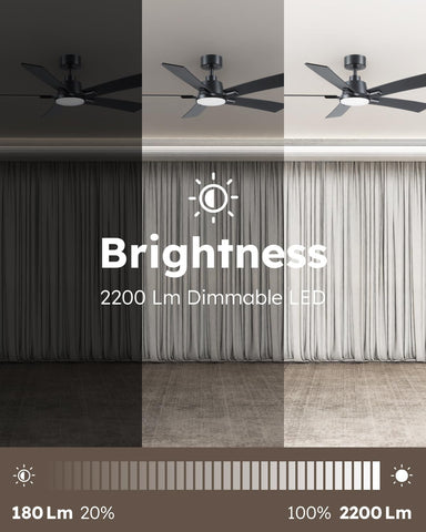 Realmate brightness control from 20% to 100% for any task