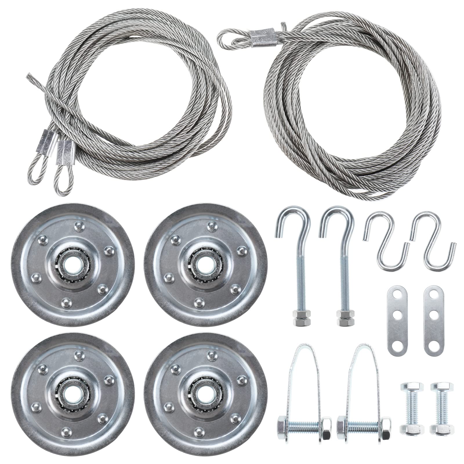 RealPlus cables ready for torsion spring replacement, showcasing the kit's core components.