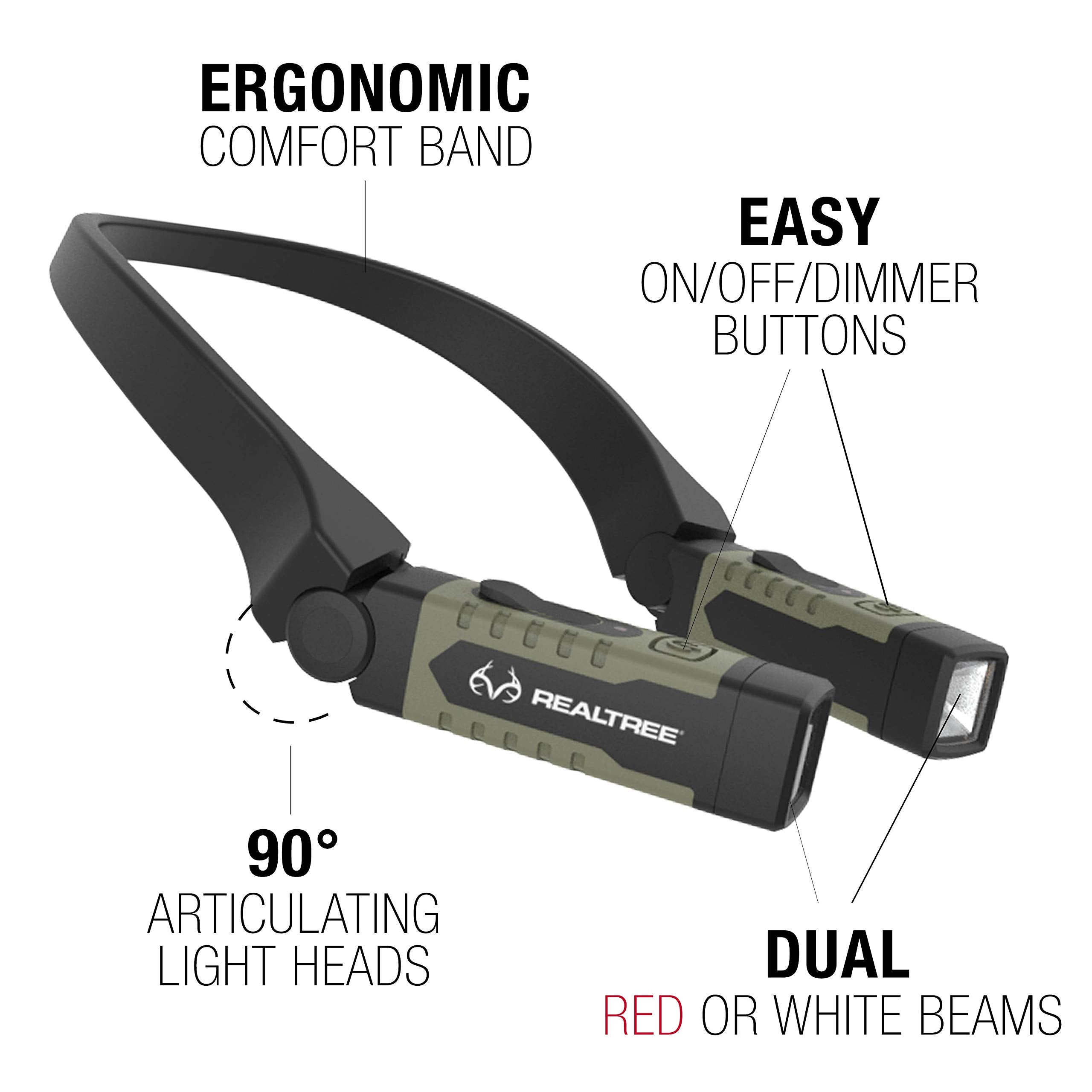 RT357 side beam angles show versatile coverage for work and trails.