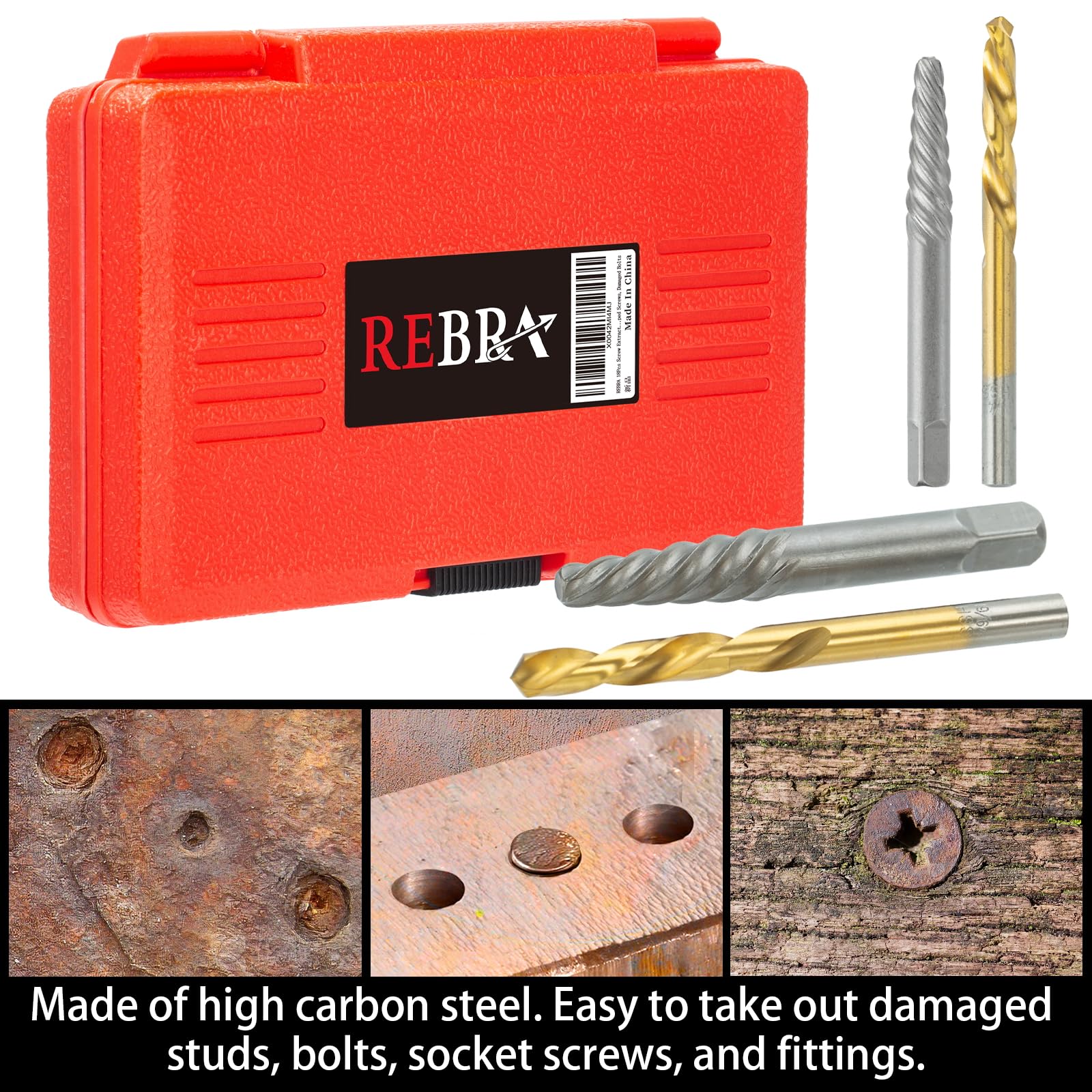 REBRA compact storage case keeps bits organized and portable.