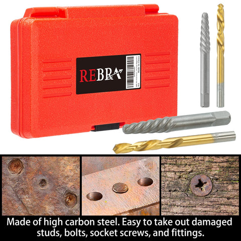 REBRA compact storage case keeps bits organized and portable.