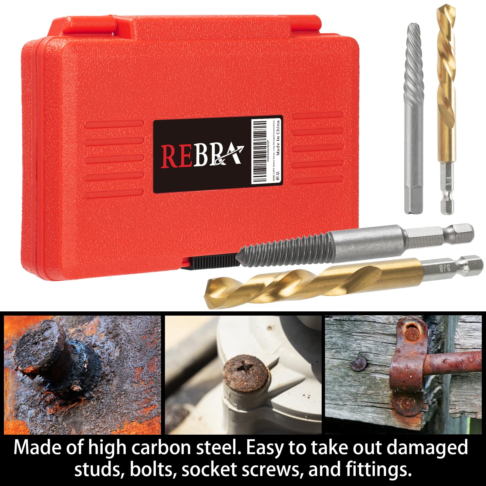 REBRA portable storage case keeps bits organized and protected.
