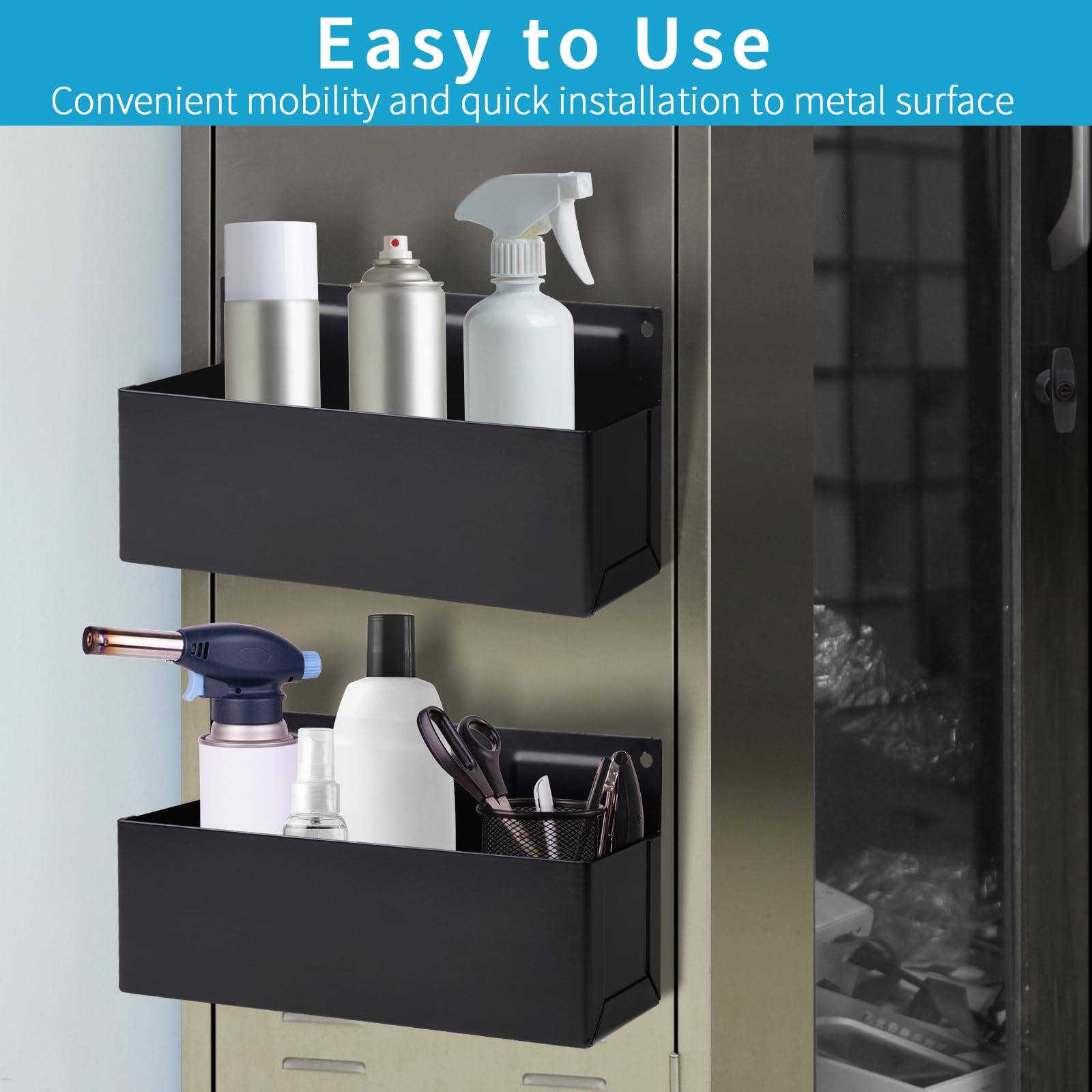 Rechabite mounted on metal surface demonstrates easy relocation and workspace flexibility