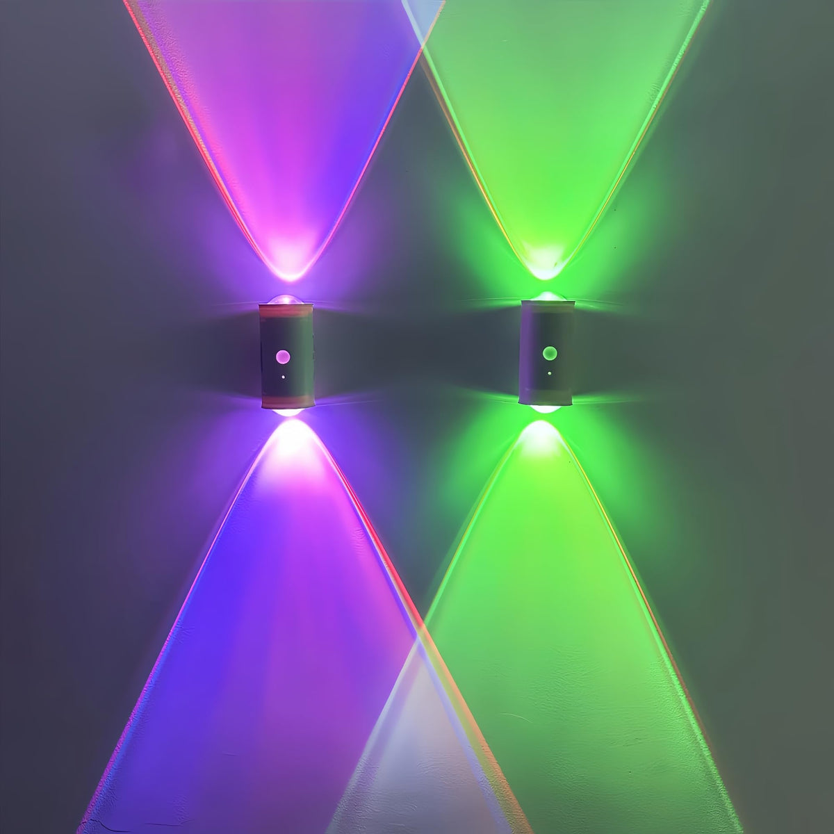 Rechargeable dynamic RGB LED wall lamp for staircase ambient lighting