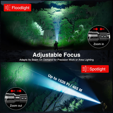 RECHOO dual-switch design supports versatile side light modes for emergencies.