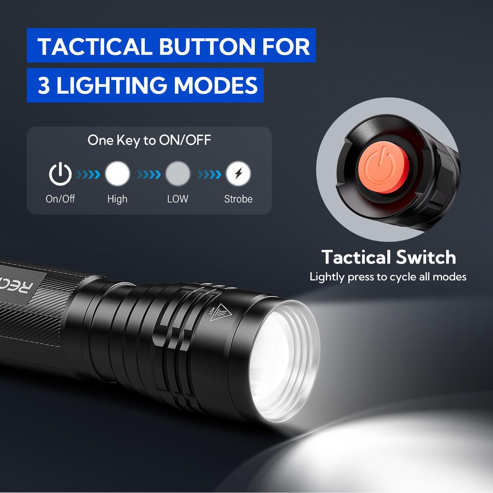 RECHOO S2000 provides high-lumen performance for emergencies and repairs