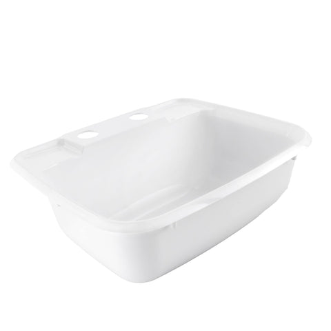 RecPro sink with hardware included for simple RV installation.