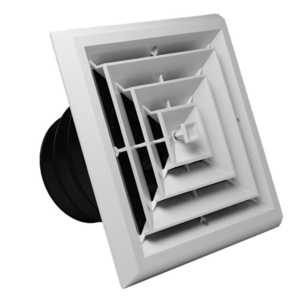 Rectorseal TRUaire 81914 grille-damper assembly enables quick one-man ceiling installation.