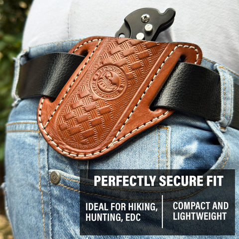 Red Scorpion folding-knife compatibility ensures snug fit with popular EDC models.