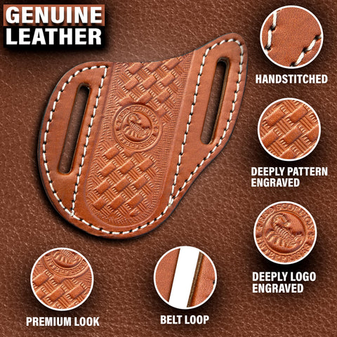 Red Scorpion quick-draw holster for fast one-handed deployment in outdoor tasks.