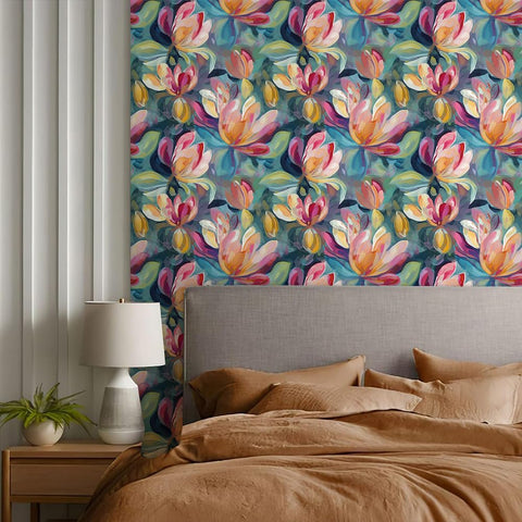 Redamancy Peel-and-stick wallpaper is beginner friendly for DIY projects.