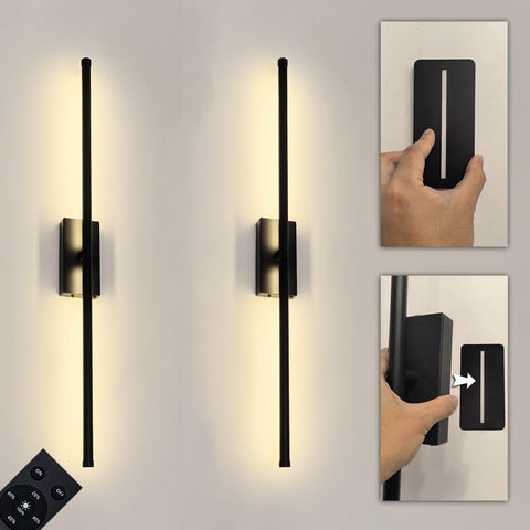 Reddragon Lighting easy-install sconce 2-pack demonstrates quick setup with a slim profile.