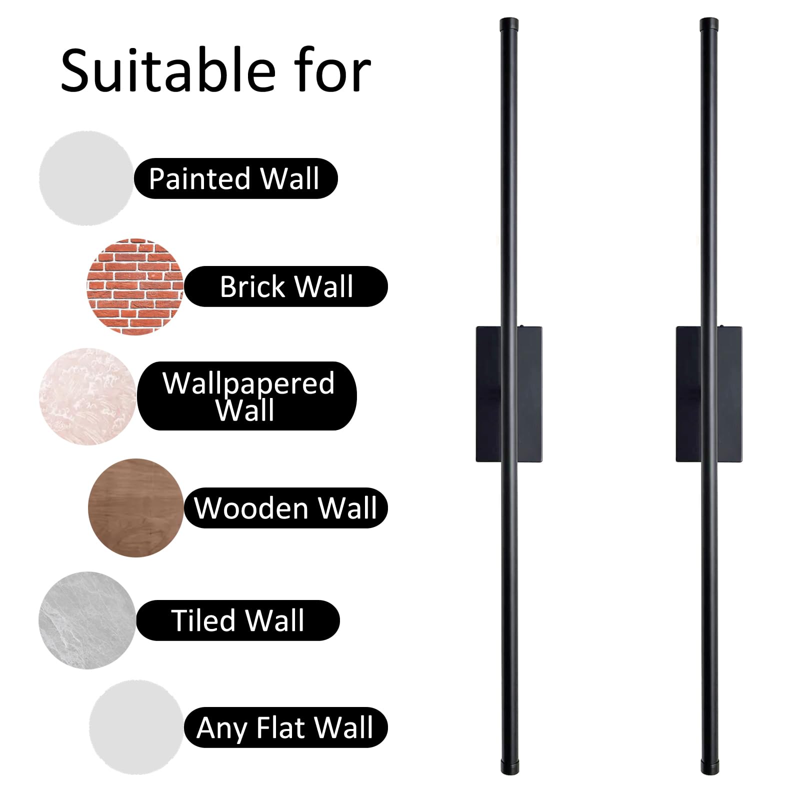 Reddragon Lighting versatile-install surfaces shows mounting options without wires.