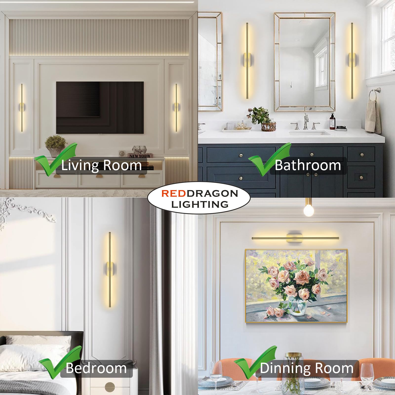 Reddragon Lighting dimming demonstration with adjustable brightness