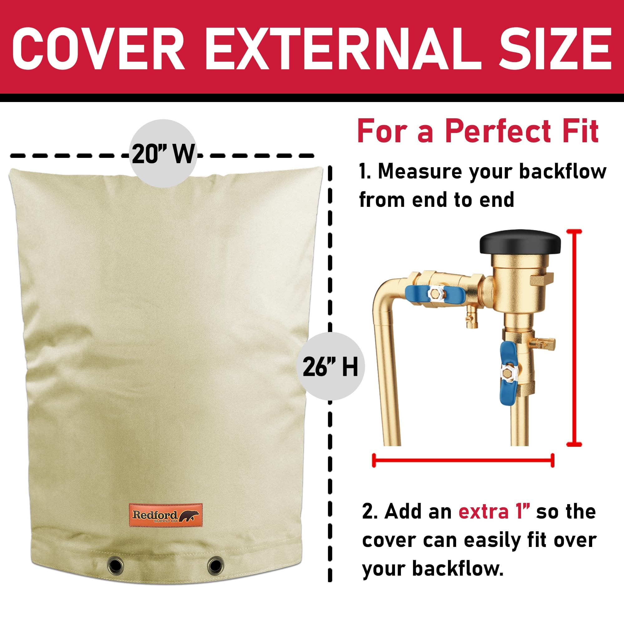 Redford Supply Co. Cold Snap insulation bag shields well pump from freezing temps.