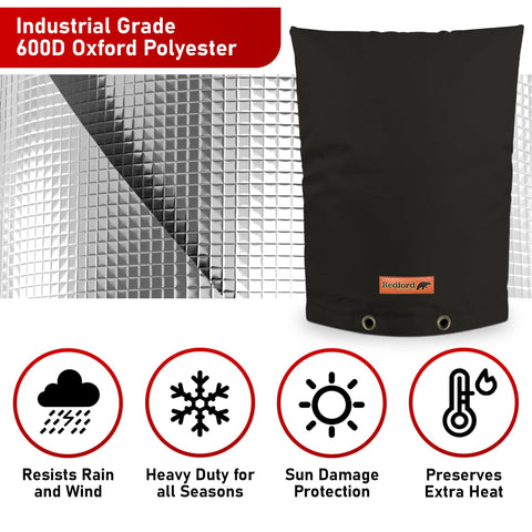 Cold Snap winter protection shields backflow preventer from freezing temperatures.