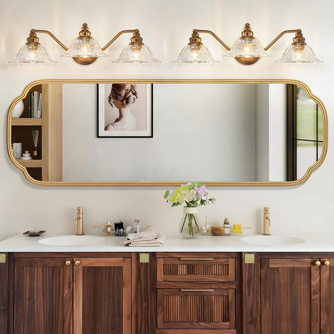 Redluck antique brass finish wall sconce adds timeless sophistication to space