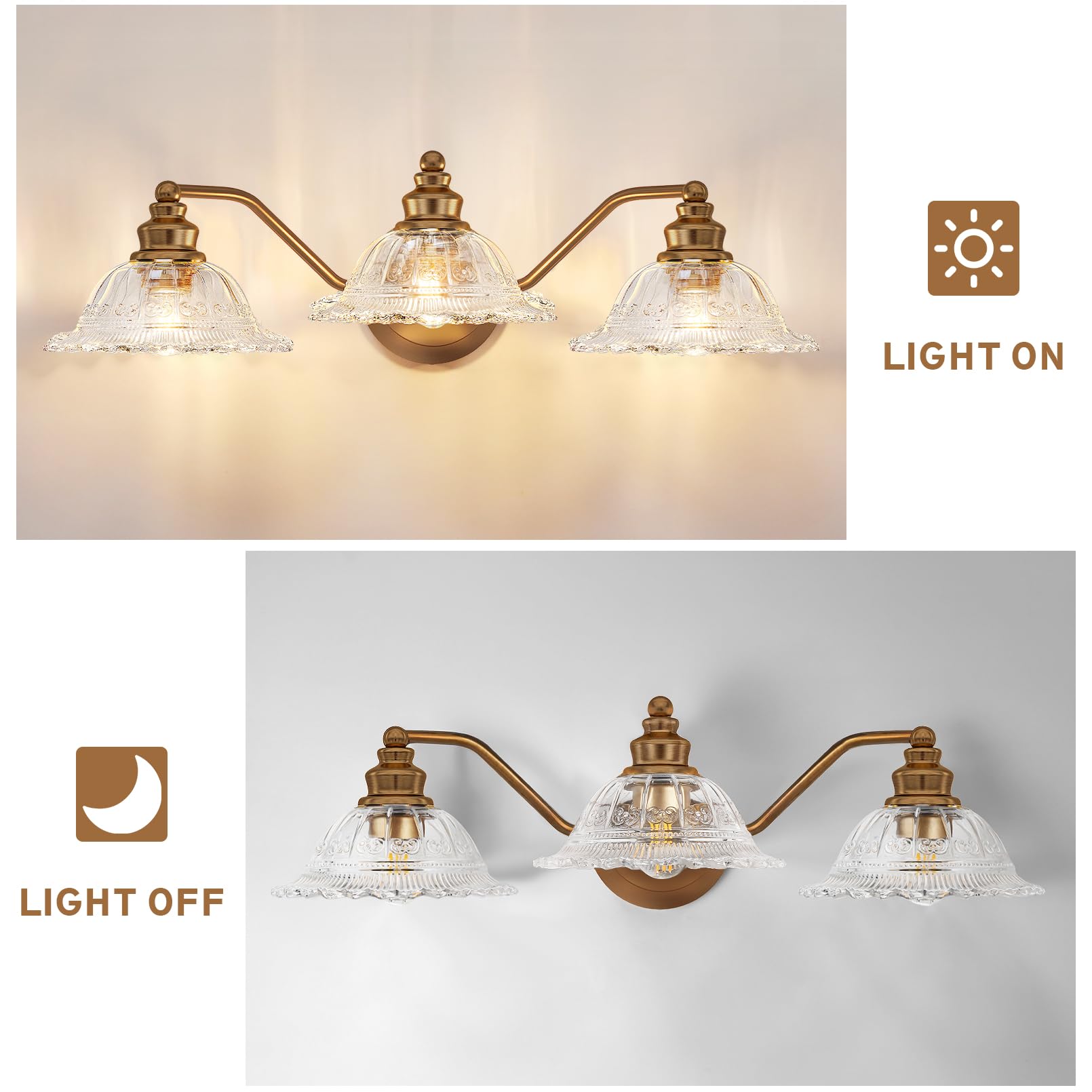 Redluck hand painted gold finish detail showcases durable craftsmanship